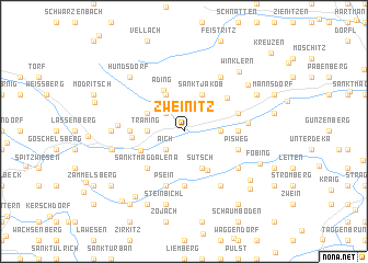 map of Zweinitz