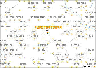 map of Zwerchstraß