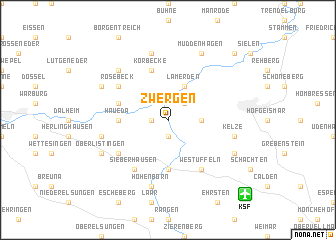 map of Zwergen