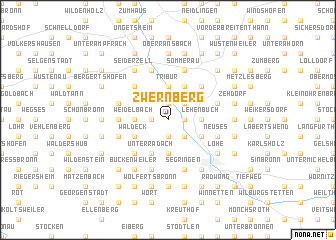 map of Zwernberg