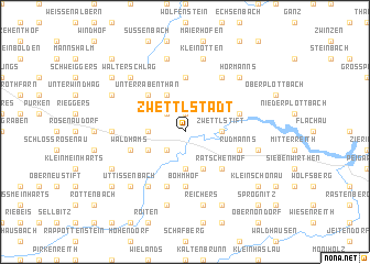 map of Zwettl Stadt