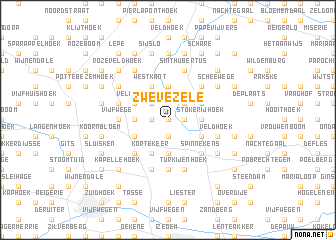 map of Zwevezele