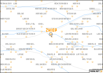 map of Zwiep