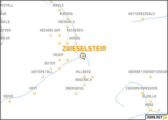 map of Zwieselstein