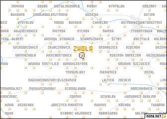 map of Zwola