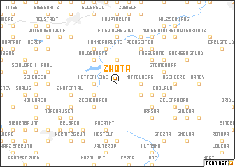 map of Zwota