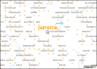 map of Zwotental