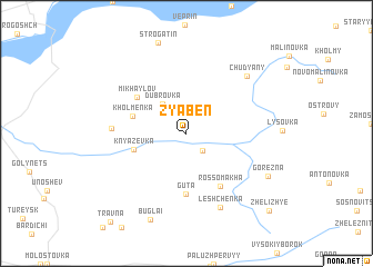 map of Zyabenʼ