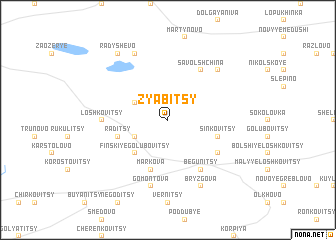 map of Zyabitsy