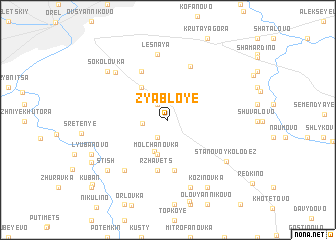 map of Zyabloye