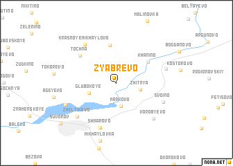 map of Zyabrevo