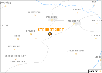 map of Zyambaygurt