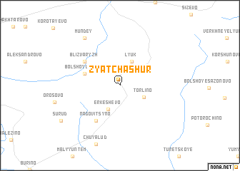 map of Zyatchashur