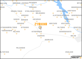 map of Zybikha