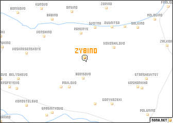 map of Zybino