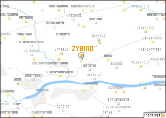 map of Zybino