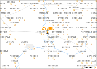 map of Zybino