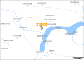 map of Zybino