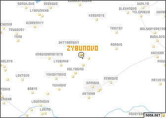 map of Zybunovo