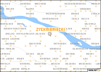 map of Zyck Niemiecki