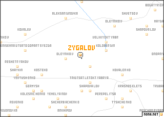 map of Zygalov