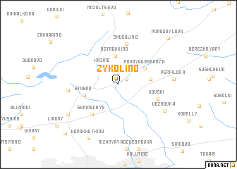map of Zykolino