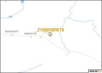 map of Zykov Konets