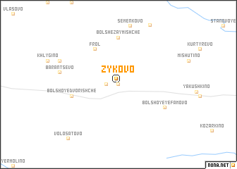 map of Zykovo