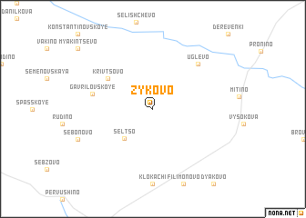 map of Zykovo