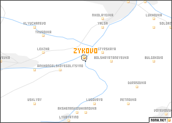 map of Zykovo