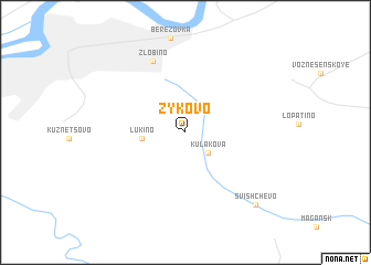 map of Zykovo