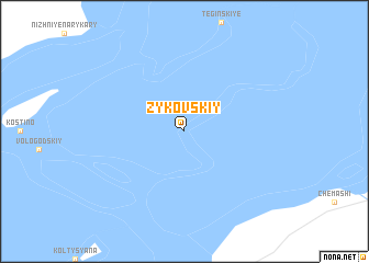 map of Zykovskiy