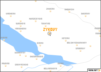 map of Zykovy