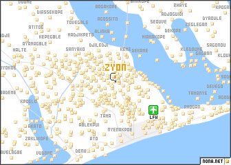 map of Zyon