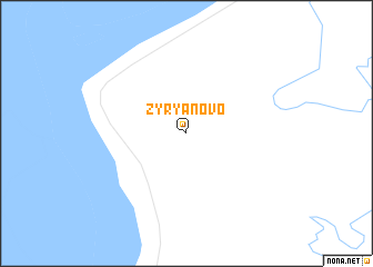 map of Zyryanovo