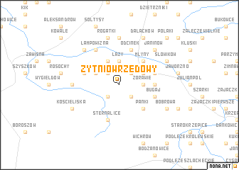 map of Żytniów Rzędowy