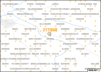 map of Żytowo
