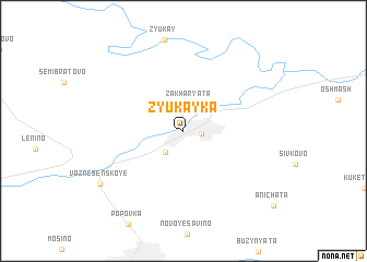 map of Zyukayka