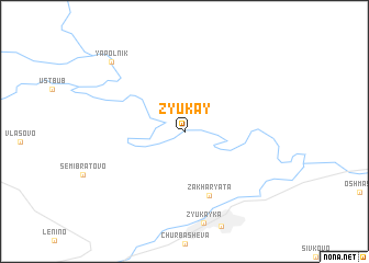 map of Zyukay