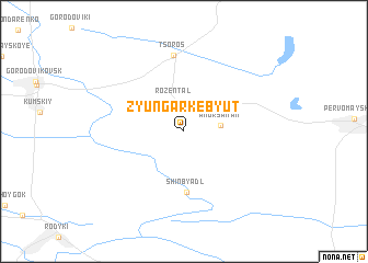 map of Zyungar-Kebyut