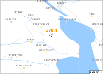 map of Zyuri