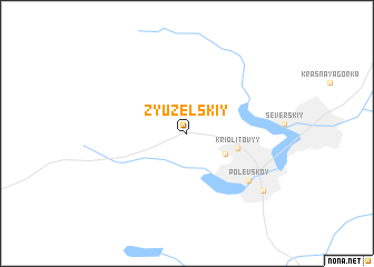 map of Zyuzel\