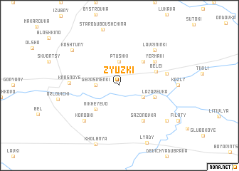 map of Zyuz\
