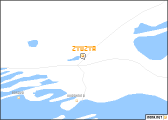 map of Zyuzya