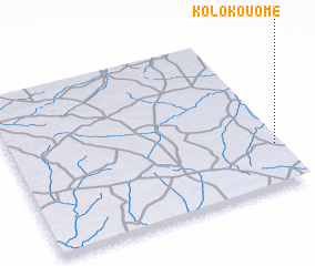 3d view of Kolokouomé