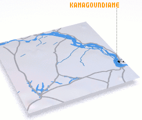 3d view of Kamagoundiamé