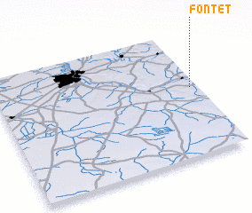 3d view of Fontet