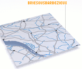 3d view of Brie-sous-Barbezieux