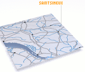 3d view of Saint-Simeux