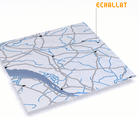 3d view of Échallat